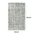 thumbnail image 5 of Kio 5 x 8 Medium Heather Area Rug, Handwoven New Zealand Wool, Gray, Ivory, 5 of 5