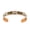 Peace Symbol, variant on Artisan-crafted Copper Bracelets Cuff Featuring Flower/Evil Eyes/Maple/Strawberry/Peace Sign/Rainbow/Van Gogh Jewelry (MapleLeaf)