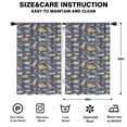thumbnail image 2 of Blackout Kids Curtains,DarkGray Cartoon Dinosaurs Pattern Childrens Insulated Curtains Set Of 2,Bedroom Essentials,Toddler Room Decor 42"x63", 2 of 5