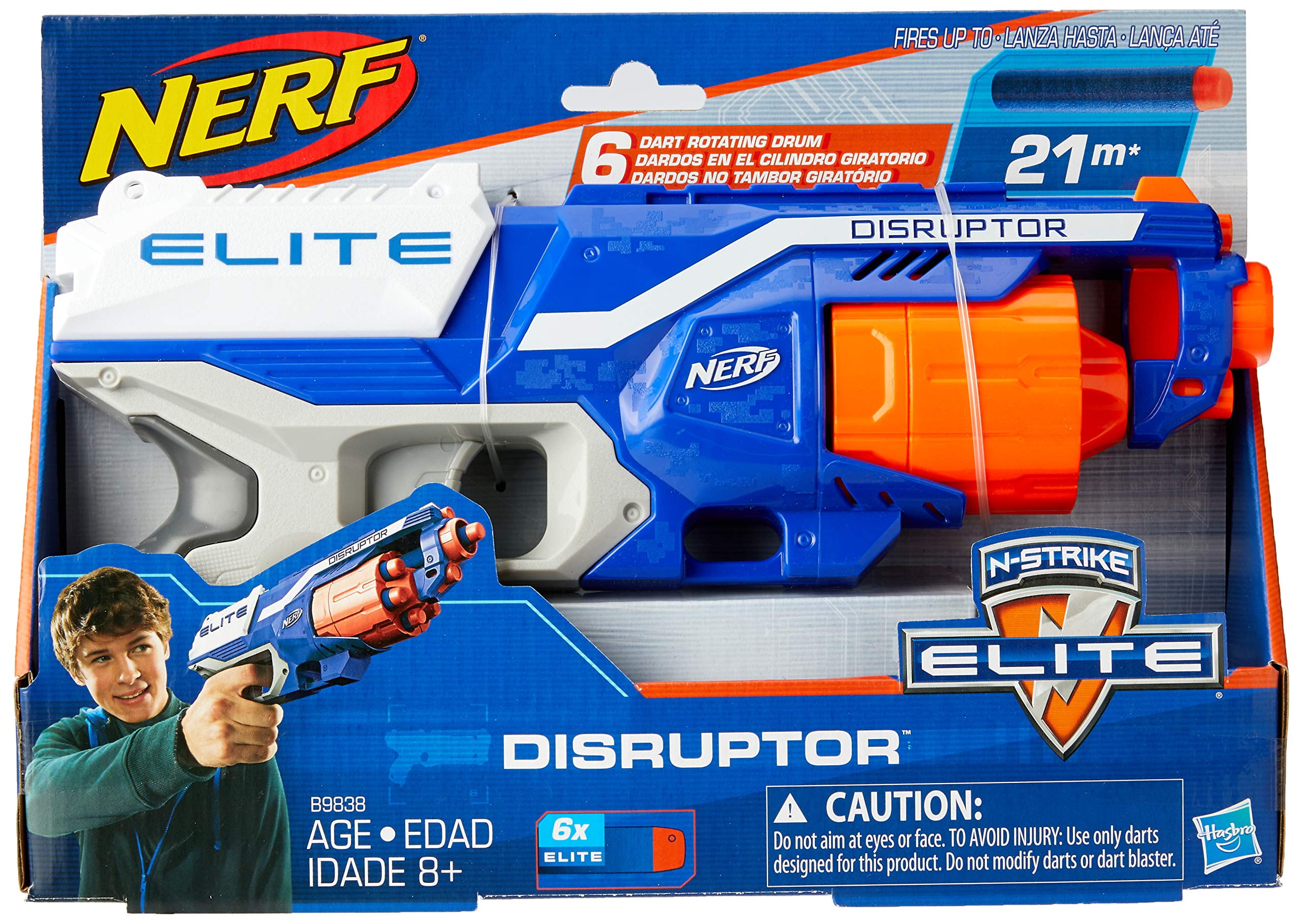 ORIGINAL NERF Blaster N Strike Elite Disruptor Soft Fire Rapid Fire Dart Gun 