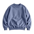 thumbnail image 5 of AnuYalue Men's Big and Tall Sweatshirt Baggy FALL Long Sleeve Tops Breathable Crew Neck Pullover Sweatshirts Solid Color, 5 of 8
