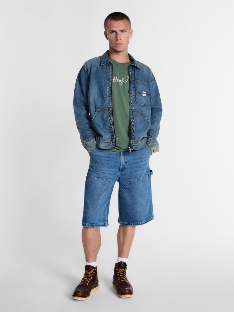 Kacey Lee Men's Denim Workwear Jacket, Sizes S-2XL - Walmart.com