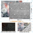 thumbnail image 3 of YAZAOO Travel Blanket Camping Blankets Fashion Glowing Butterfly Among Lanterns Patten, 3 of 8