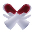 thumbnail image 1 of Billuyoard 1 par de guantes de limpieza para lavar platos, guante para lavar platos de PVC para fregador doméstico, herramienta de limpieza de cocina, Suministros de limpieza para el hogar rojo Billuyoard HA000467-03B, 1 of 6
