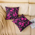 thumbnail image 2 of Erosebridal Gradient Checkered Cushion Covers for Sofa Set,Buffalo Stereoscopic Throw Pillow Covers 24x24 Set,Geometry Decor, 2 of 6
