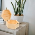 thumbnail image 3 of MRLESS Small Wooden Storage Box with Lid for Jewelry, DIY Crafting, Unpainted Vintage Keepsake and Handmade Project Box, 3 of 8