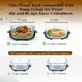 thumbnail image 5 of 2-Piece Crisper Rack Set — Air Fryer Accessories & Replacement Parts — Food-Grade Stainless Steel, 5 of 5