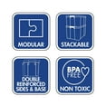 thumbnail image 2 of Bankers Box Plastic Storage Box 1L, 2 of 3