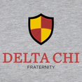 thumbnail image 3 of CafePress - Delta Chi Vertical Color Logo Long Sleeve T Shirt - Womens Baseball Tee, 3 of 4