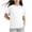 White, variant on Mgmyaa Summer Boys & Girls Tops Kids Dry-Fit T-Shirts Solid Black Short Sleeve Crew Neck Ventilated Boys & Girls Tops Activewear Tees for Ages 3-15