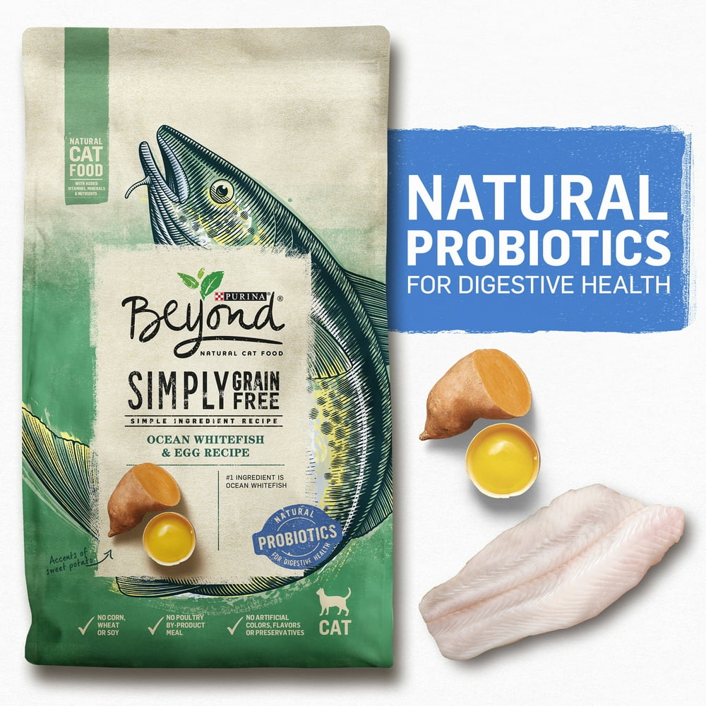 Purina Beyond Grain Free, Natural Dry Cat Food, Simply Grain Free Wild Caught Whitefish & Cage
