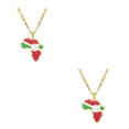 thumbnail image 2 of relayinert à la Mode Afrique Carte Pendentif Collier pour Unique Look Cadeaux Colliers Burundi 2Set, 2 of 6