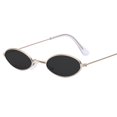 thumbnail image 1 of SKY Fashion Unisex Vintage hombres mujeres Retro pequeño ovalado gafas de sol Metal marco sombras gafaspangjing, 1 of 4