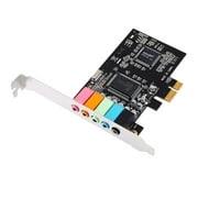PCIe Sound Card 5.1 Internal CMI8738 Chip for Windows 7 with Low Profile Bracket