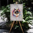thumbnail image 4 of Watercolor Drip Siamese Pop Art Colorful Portrait Artwork Vertical Matte Canvas Poster Cat Lover Kitten Owner Gifts Wall Art Home Decor - 01009, 4 of 5