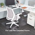 Staples 36" x 48" Low Pile Carpet Chair Mat Lip 20229CC