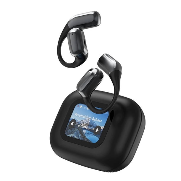 Methold Auriculares de traducción ABS con pantalla IA en tiempo real, auriculares de traducción, auriculares Electrónica negro