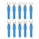 thumbnail image 1 of Abastado 10 conectores de alambre de pala de horquilla de 0.157 in tipo U terminal de engarzado eléctrico para probar multímetro azul, 1 of 8