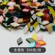 1 Bag of Glass Mosaic Tiles for Art Crafts Decorative Small Mosaic Tiles DIY Mosaic Tiles Crafts