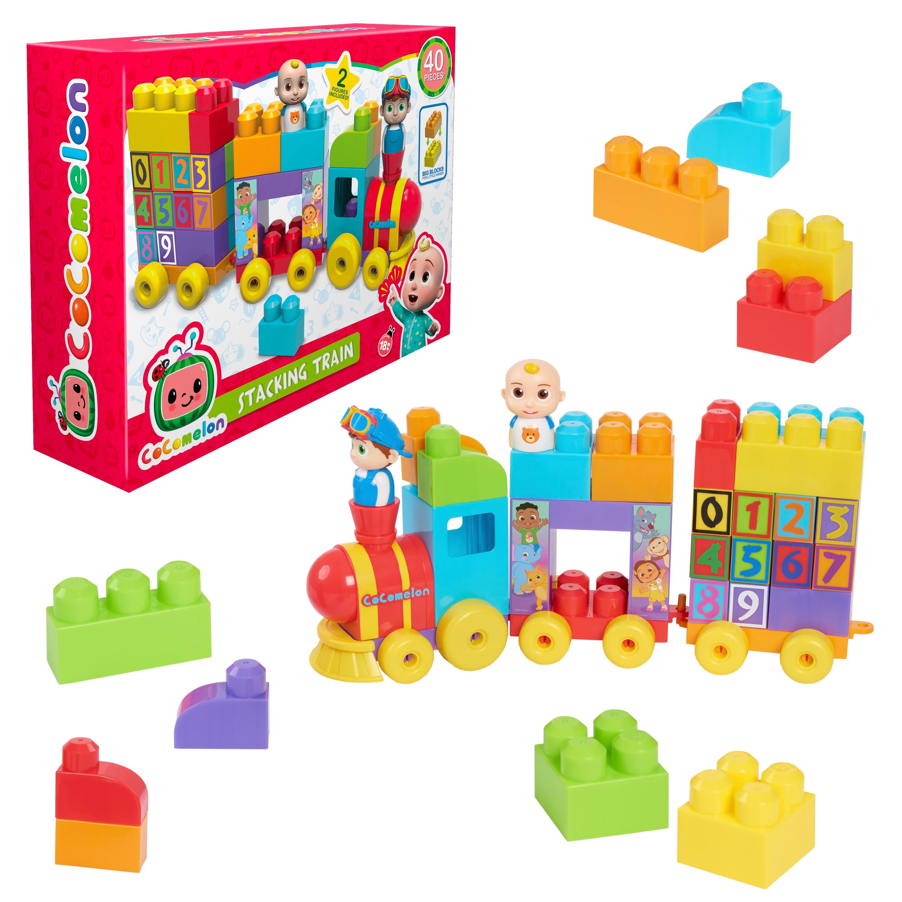 Foam Building Blocks Set for Kids 52 Soft Pieces 6 Bright Colors Construction To 