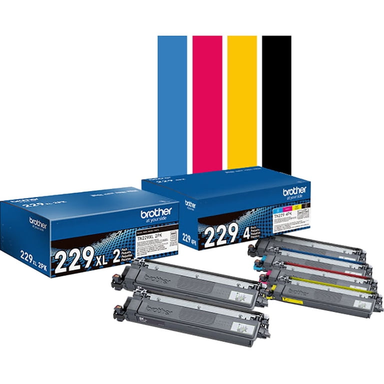 Brother Genuine High Yield Black Toner Cartridge TN229XLBK for