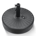 thumbnail image 1 of Base para paraguas iPower de plástico HDPE de 22,68 kg de capacidad, color negro, 1 of 4