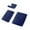 Blue, variant on Harliver Memory Foam Bath Mat Set, Bathroom Rugs Sets 3 Pieces, Non Slip Bath Mats for Bathroom, Super Soft and Water Absorbent bath rug set, Machine Washable U Shape Toilet Mats Set, Navy