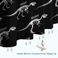 thumbnail image 6 of Skeleton Dinosaurs Labels Shower Curtain 36"x72" ,Bathroom Decorative Shower Curtains Set with 12 Hooks,Modern Waterproof Washable Shower Curtain, 6 of 6