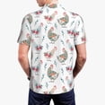 thumbnail image 6 of Wukai Funny Chicken Men’s Polo Shirts,Quick-Dry Athletic Shirt,Classic Fit Shirts-X-Large, 6 of 8