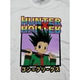 thumbnail image 6 of Hunter X Hunter Anime Character Graphic Men's White Graphic T-Shirt - 5XL, 6 of 7