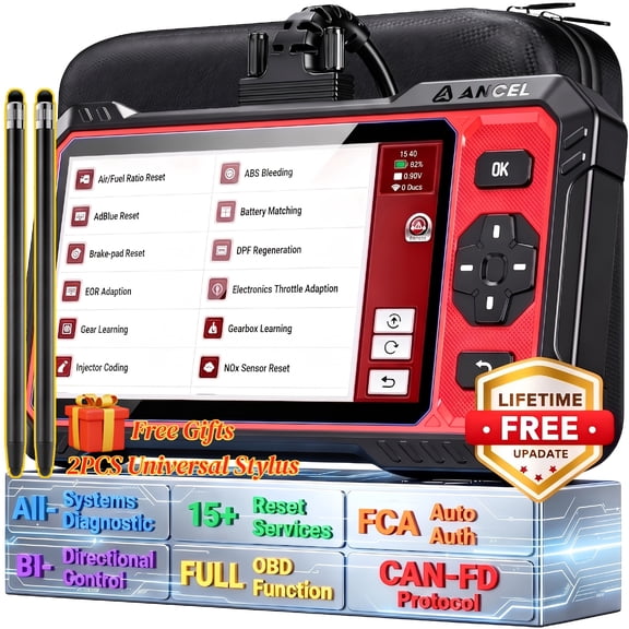 ANCEL Full System OBD2 Scanner Diagnostic Tool with 15 Resets