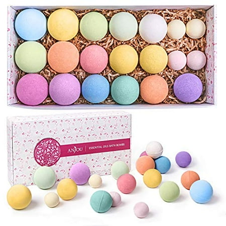 christmas gift bath bombs anjou fizzies oils moisturizing essential spa dry skin pack kit natural moms girlfriend