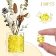 thumbnail image 4 of CozyNestFindsYellow Fake Ice Rocks,150PCS Acrylic Gems Crystals Plastic Diamonds Fake Ice Cubes for Vase Fillers DIY Craft Wedding Photography Prop Display Table Scatter Home Amalfi Coast Decorations, 4 of 12