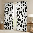 thumbnail image 2 of Manfei Cow Print Boy Girl Curtains Pack of 2 (42x84 Each),Black White Curtains Blackout,Farmhouse Animal Bedroom Curtains,Microfiber Bedroom Decor, 2 of 6