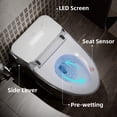 thumbnail image 3 of Los Flexi Y1 Smart Toilet with Bidet, 1000g MaP Quiet Flush, Foam Shield, 17″ ADA Height, 3 of 14