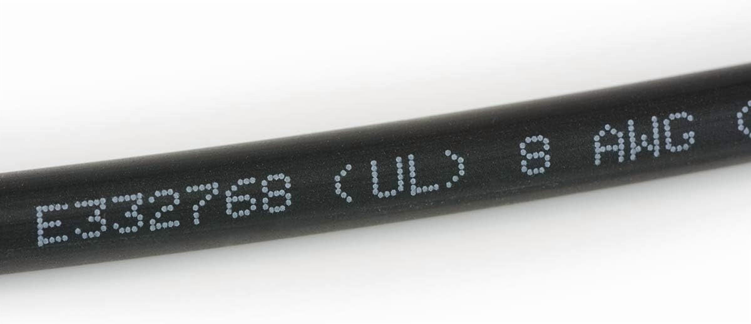 TEMCo 8 AWG Solar Panel Extension MC4 PV Cable - 60 Ft Black + 60 Ft Red USA