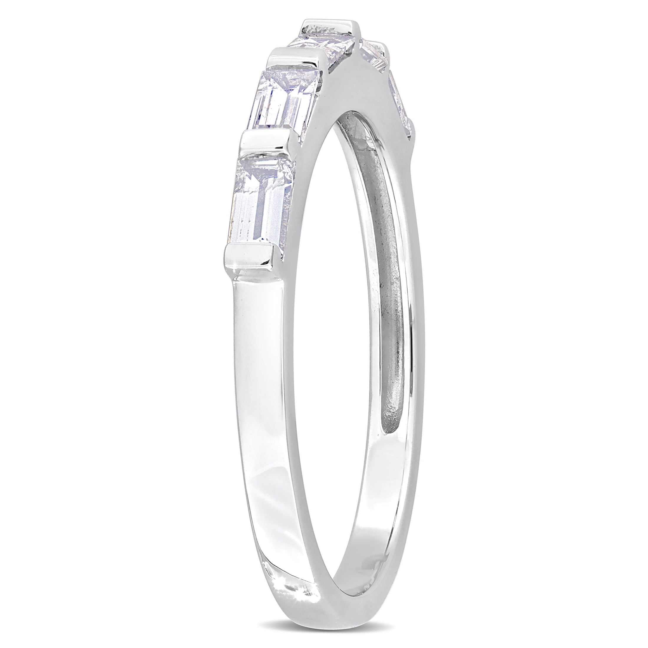 Everly Women's Sapphire 10k White Gold Ring
