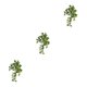 thumbnail image 4 of Plantas Falsas de Pared Mini Planta Artificial Advancent Hoja de Simulación Verde, 4 of 6