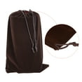 thumbnail image 4 of Uxcell 30x20cm Microfiber Pouch, 2Pcs Soft Storage Drawstring Gift Bag, Brown, 4 of 5