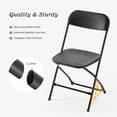 thumbnail image 5 of CONCETTA 4 Pcs Plastic Folding Chair Indoor Outdoor Activity Chair Lightweight Folding Chair, 5 of 6