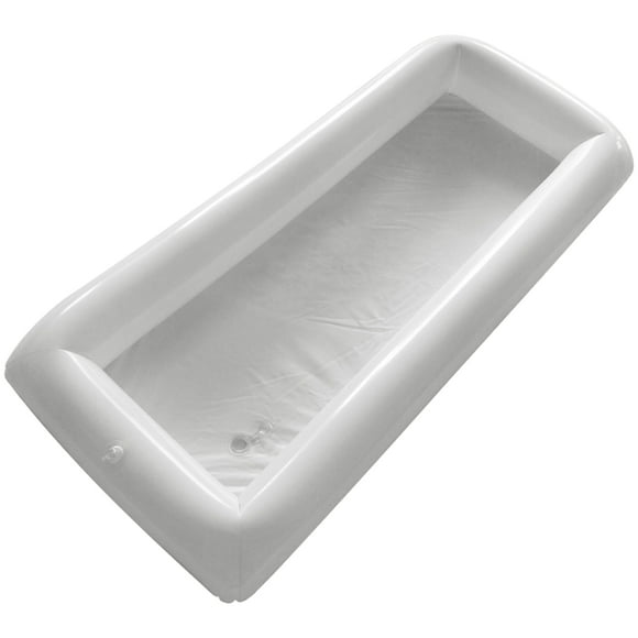 Bandeja Barra de buffet para servir hielo inflable con tapón de drenaje Enfriador de bebidas para en Tomshoo Bandeja