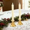 thumbnail image 2 of Christmas Tree Taper Candle Holders, 2Pcs Christmas Candlestick Holders, Xmas Candle Holder Vintage Decorative for Table Centerpiece Mantel Decor Holiday Housewarming Gifts, 2 of 6