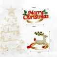 thumbnail image 4 of Servilleteros Navideños del Juego 12, Delicadas Decoraciones de Mesa para Navidad Vacaciones Bodas Banquetes Cumpleaños Decoración de Mesa Diaria, 4 of 5