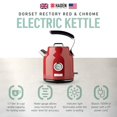 thumbnail image 3 of Hervidor eléctrico Haden Dorset 1.7L de acero inoxidable rojo, 3 of 9