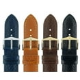 thumbnail image 6 of HIRSCH Camelgrain Hypoallergenic Leather Watch Strap - Honey Band / Silver Buckle - M - 11mm - Open Ended, 6 of 9