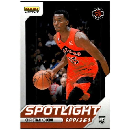 NBA 2022-23 Instant Spotlight Basketball Christian Koloko Trading Card #33 (Rookie) (Panini)