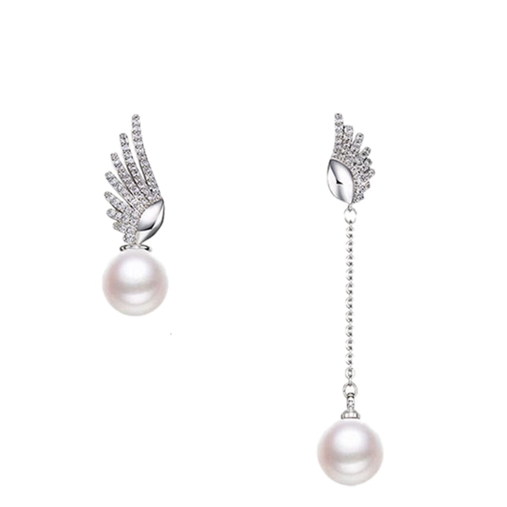 short and long earrings