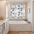 thumbnail image 3 of Curtains 63 Inch Length 2 Panels, Coastal Grey Grommets Window Treatment Curtain, Retro Ocean Coral Shell Starfish Seahorse Thermal Curtains Drapes for Living Room/Bathroom, 3 of 9