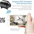 thumbnail image 4 of Mini 4g Wireless WiFi Camera 1080p HD 01, Mini WiFi Camera Wireless, Motion Detection, Two-Way Audio, HD Night Vision, 160° Wide Angle Rechargeable, Real-Time Recording (Standard), 4 of 8