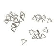 thumbnail image 1 of Name Card Clips, Triangular Shape Exquisite Workmanship Simple Stylish Card Clip Holder  for Office for File Classification for Home Rose Gold,Silver, 1 of 7